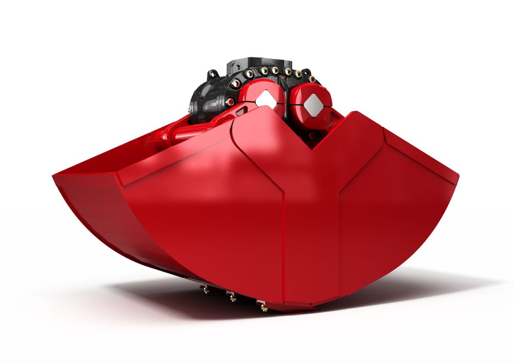 Clamshell grab for bulk materials KM 605 HPX