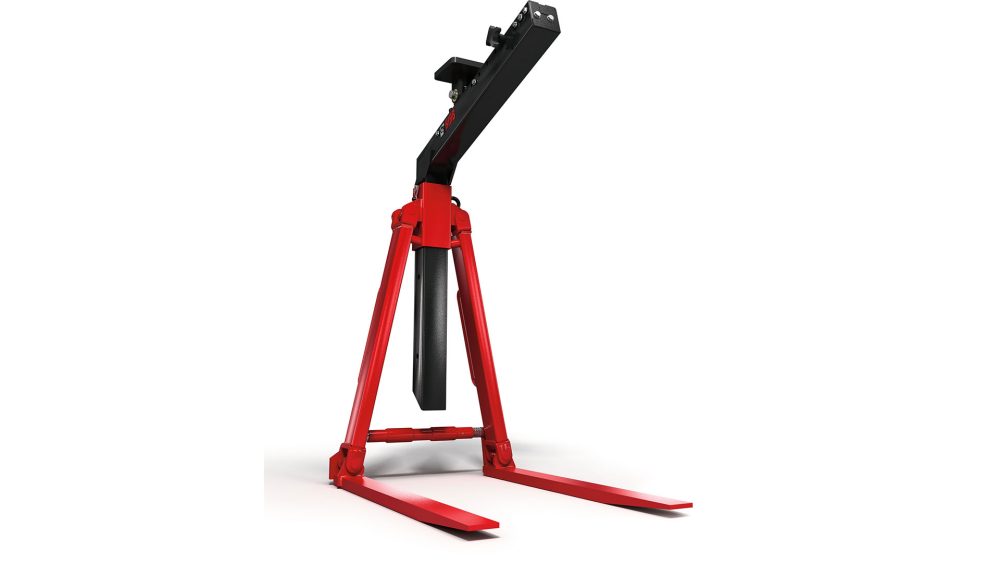 Pallet forks KM 401 with three-point suspension adjustment