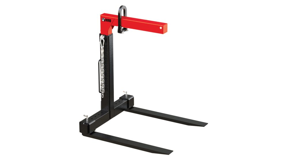 Pallet forks KM 414 with manual center-of-gravity adjustment