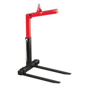 Pallet forks KM 415 with spring center-of-gravity adjustment