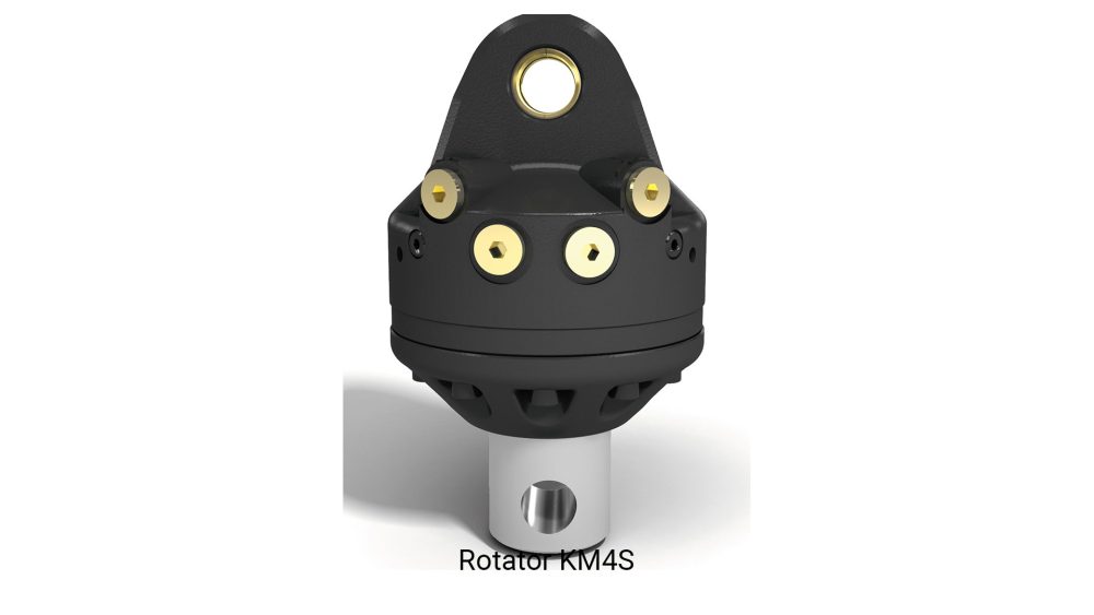 Rotator KM 04 with shaft or flange, 4500 kg