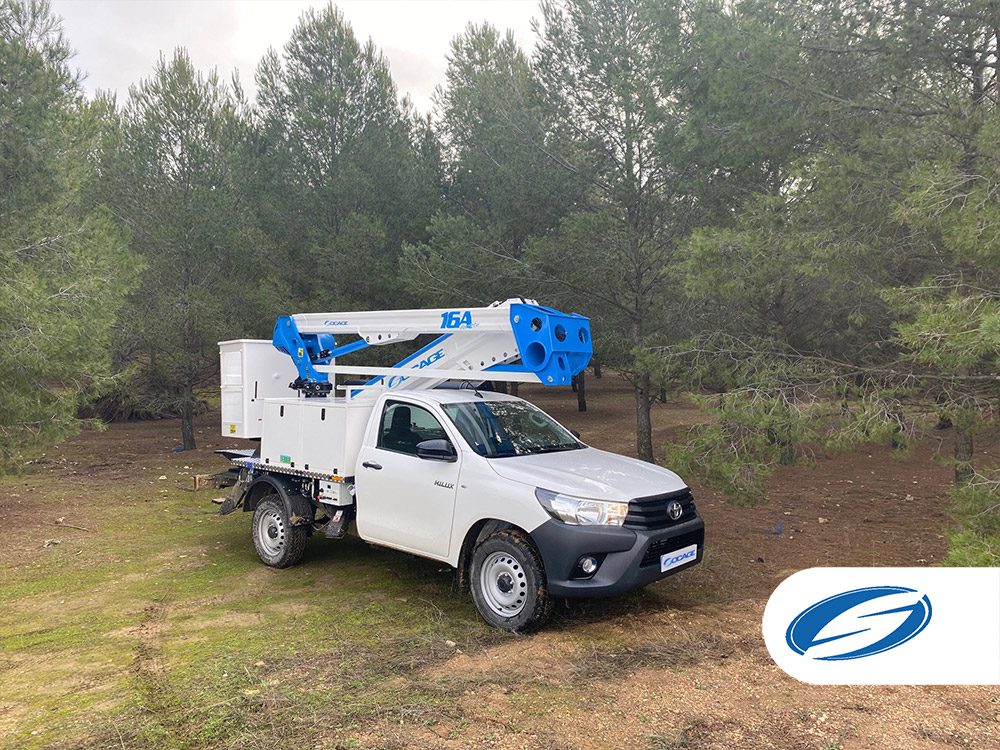SOCAGE 16A platforma za pick-up vozila radne visine 16 m - Slika 3
