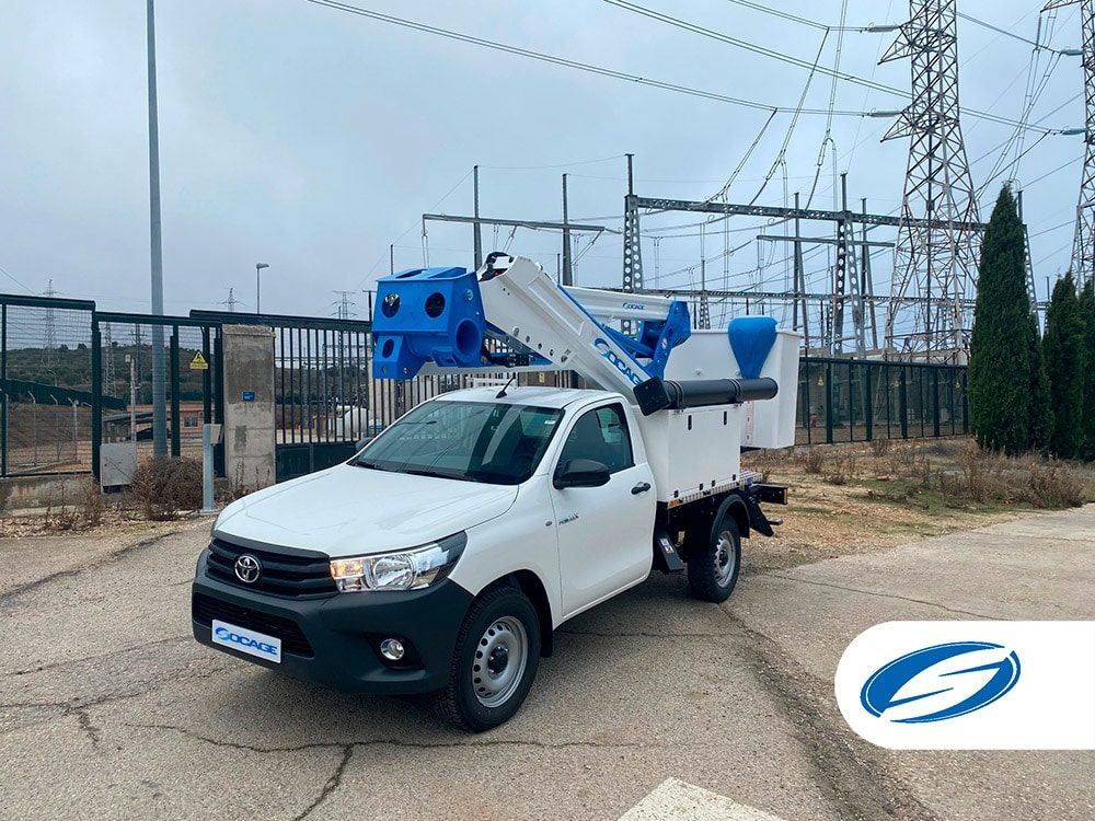SOCAGE 16A platforma za pick-up vozila radne visine 16 m - Slika 5