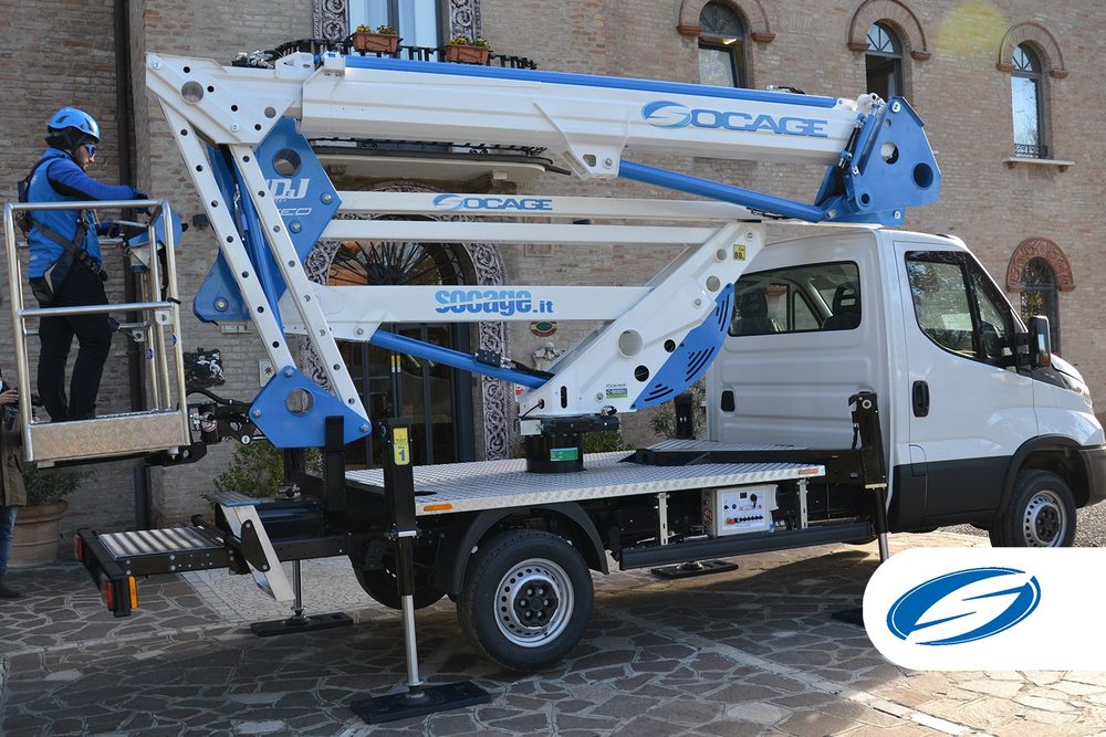 SOCAGE 21DJ SPEED platforma sa nastavkom radne visine 20 m - Slika 2