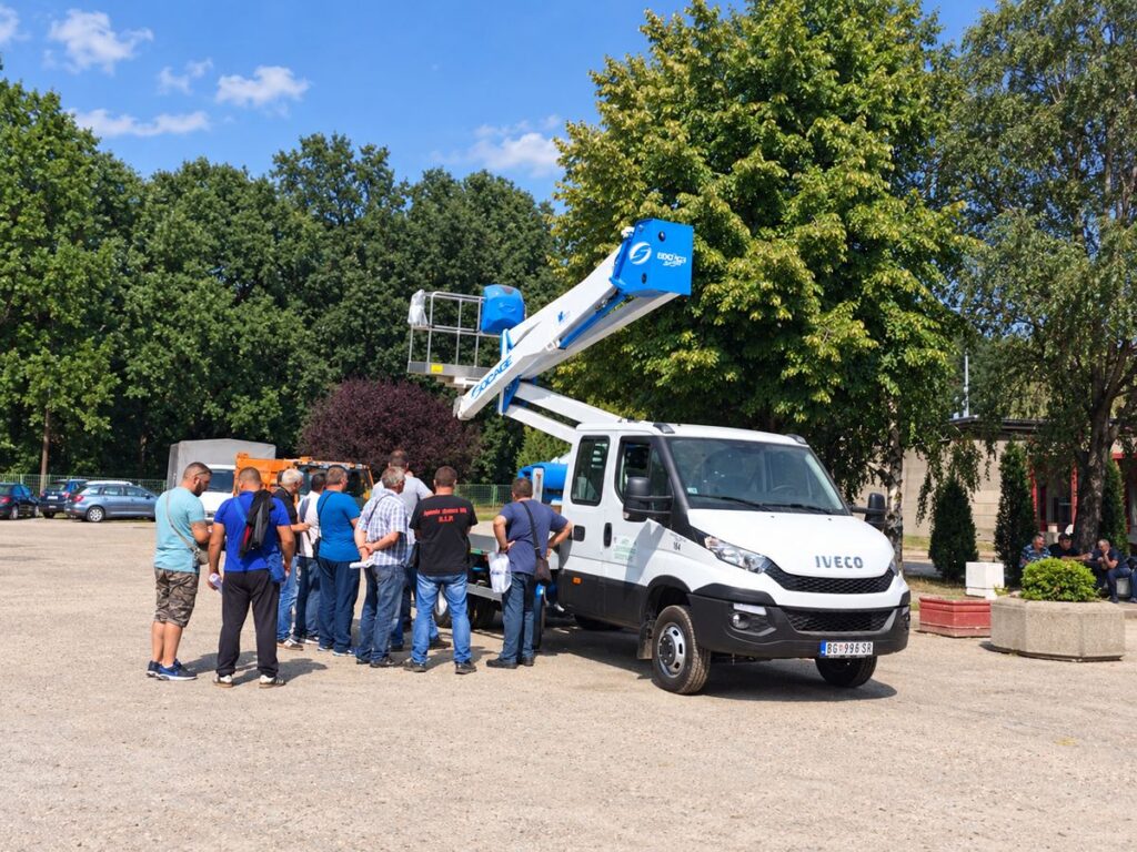Obuka za rukovanje Socage radnom platformom (korpom) za sticanje uvjerenja o osposobljenosti